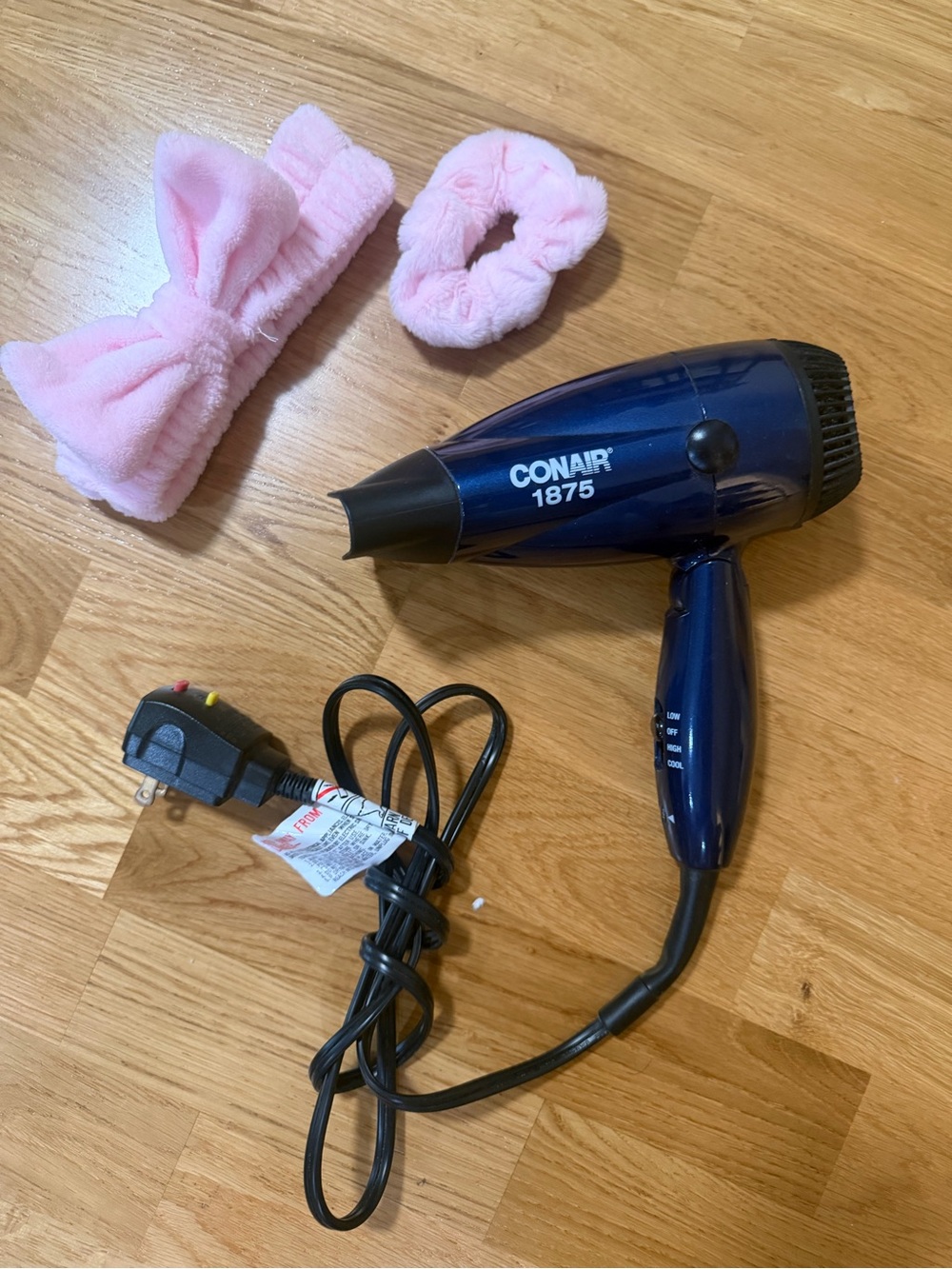 1875 Compact Travel Hair Dryer - Blue